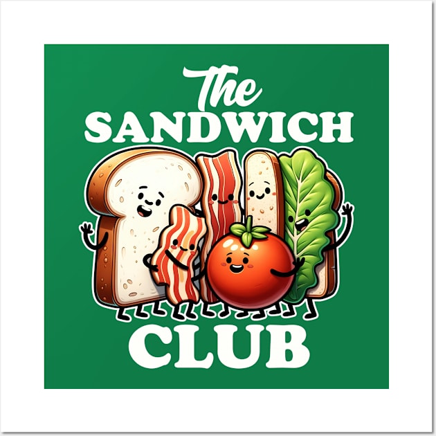 The Sandwich Club Wall Art by DetourShirts